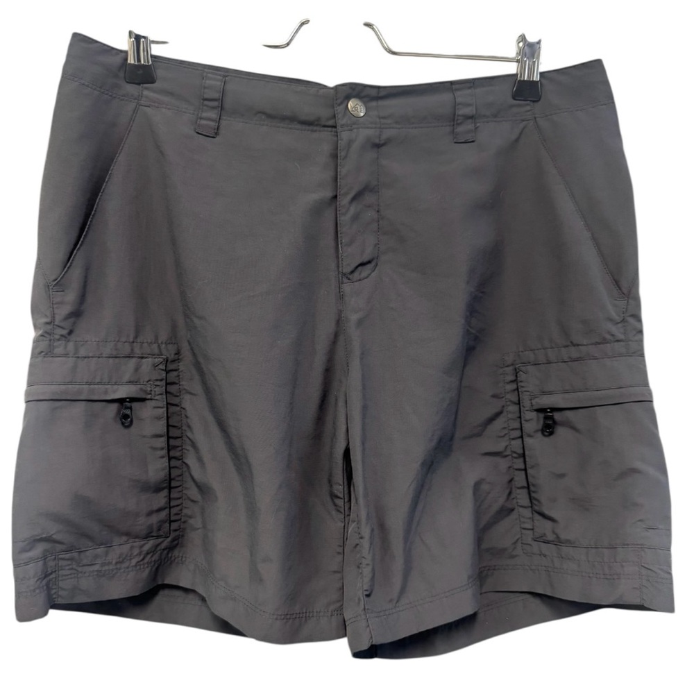 REI Women’s Quick Dry Hiking/ Summer Gray Cargo Shorts Size 10